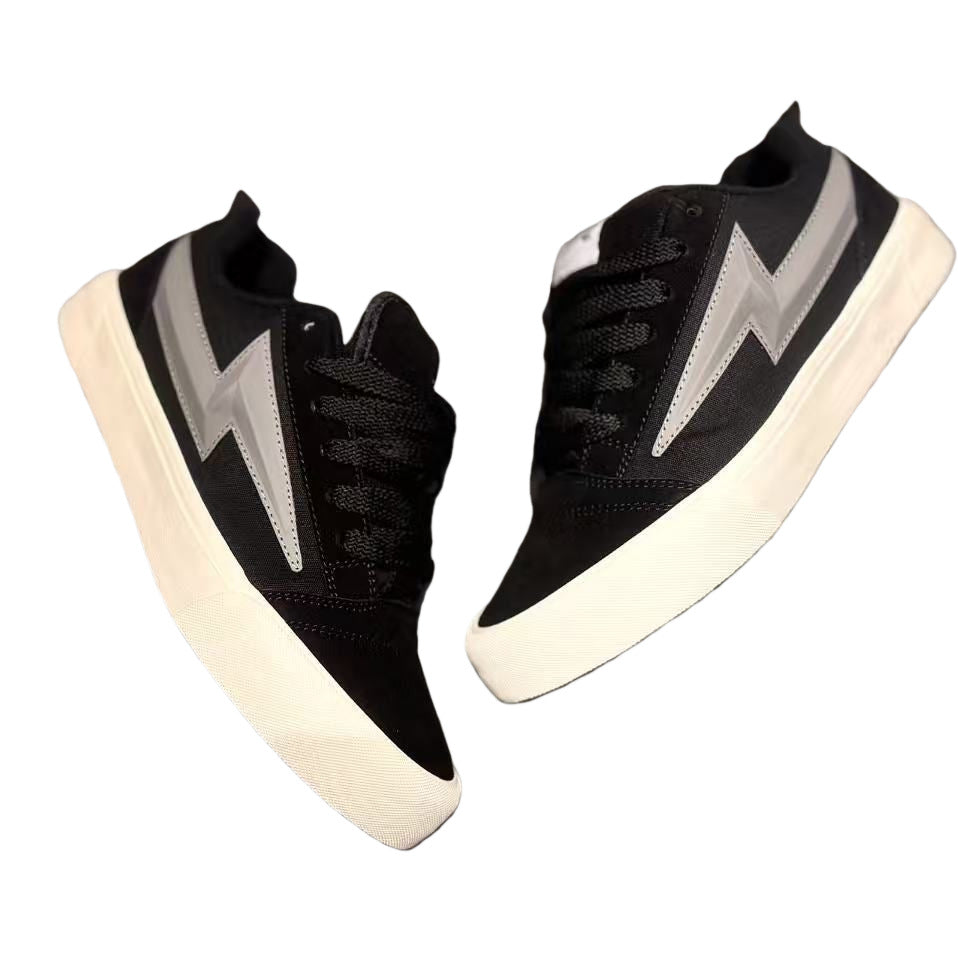Damen Sneaker Sportlich Blitz Design Laufschuhe
