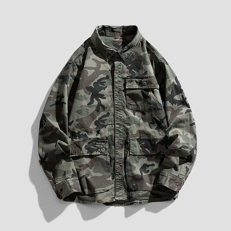 Herren Camo-Jacke Militärstyle Outdoor - BerlinGlamour