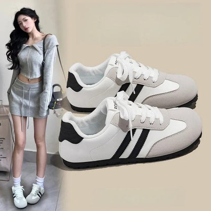 Damen Sneaker Retro-Style atmungsaktiv Sportlich