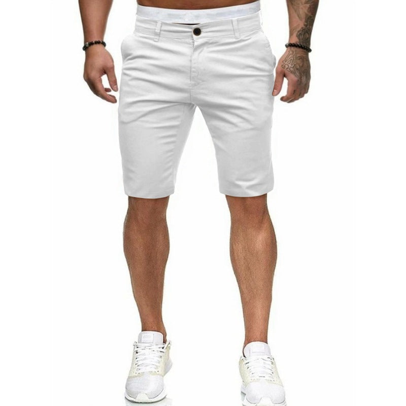 Herren Chino Shorts Modern Schnitt Bequem
