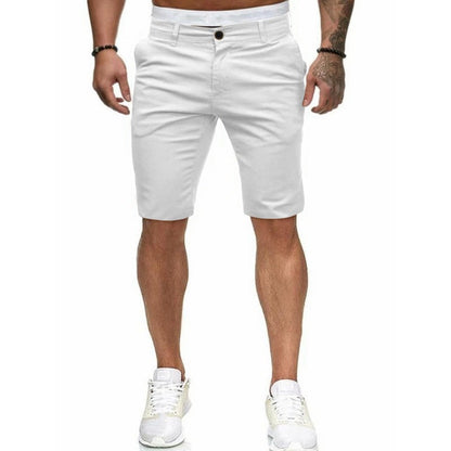 Herren Chino Shorts Modern Schnitt Bequem