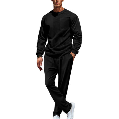 Herren Freizeitanzug Bequem Elastisch mit Taschen Modern