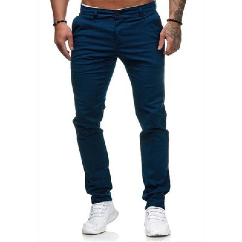 Herren Slimfit Chinos Hose Modern