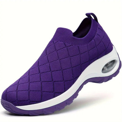 Damen Sneaker Bequem Luftpolster Komfortschuhe Heidi