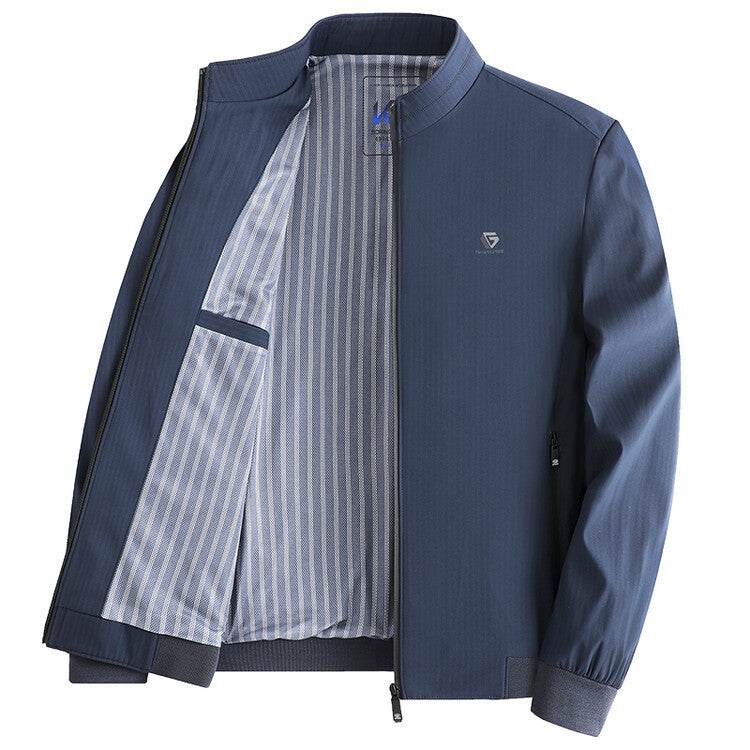 Herren Blouson Moderner Schnitt Elegant Casual
