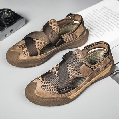Damen Sandalen Atmungsaktiv Freizeit Bequem Verstellbar - BerlinGlamour