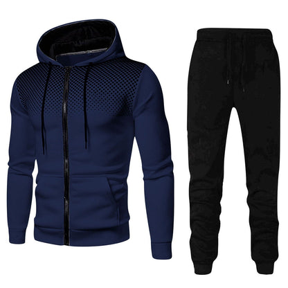 Herren Kapuzenset Mit Taschen Modern Stylish