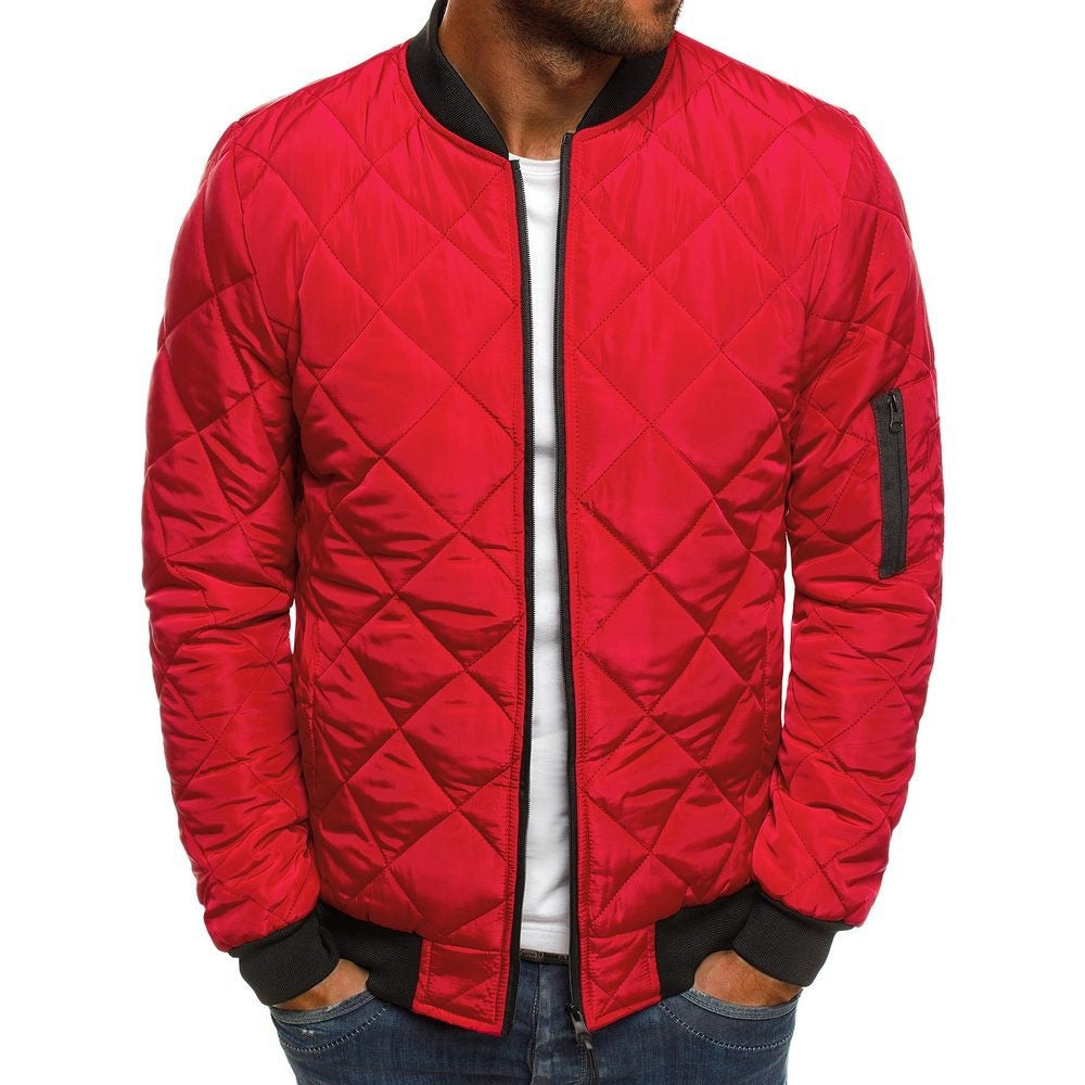 Herren Steppjacke Sportlich Elastisch Winter