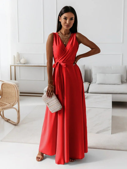Elegantes Minikleid Damen Wickelkleid V-Ausschnitt