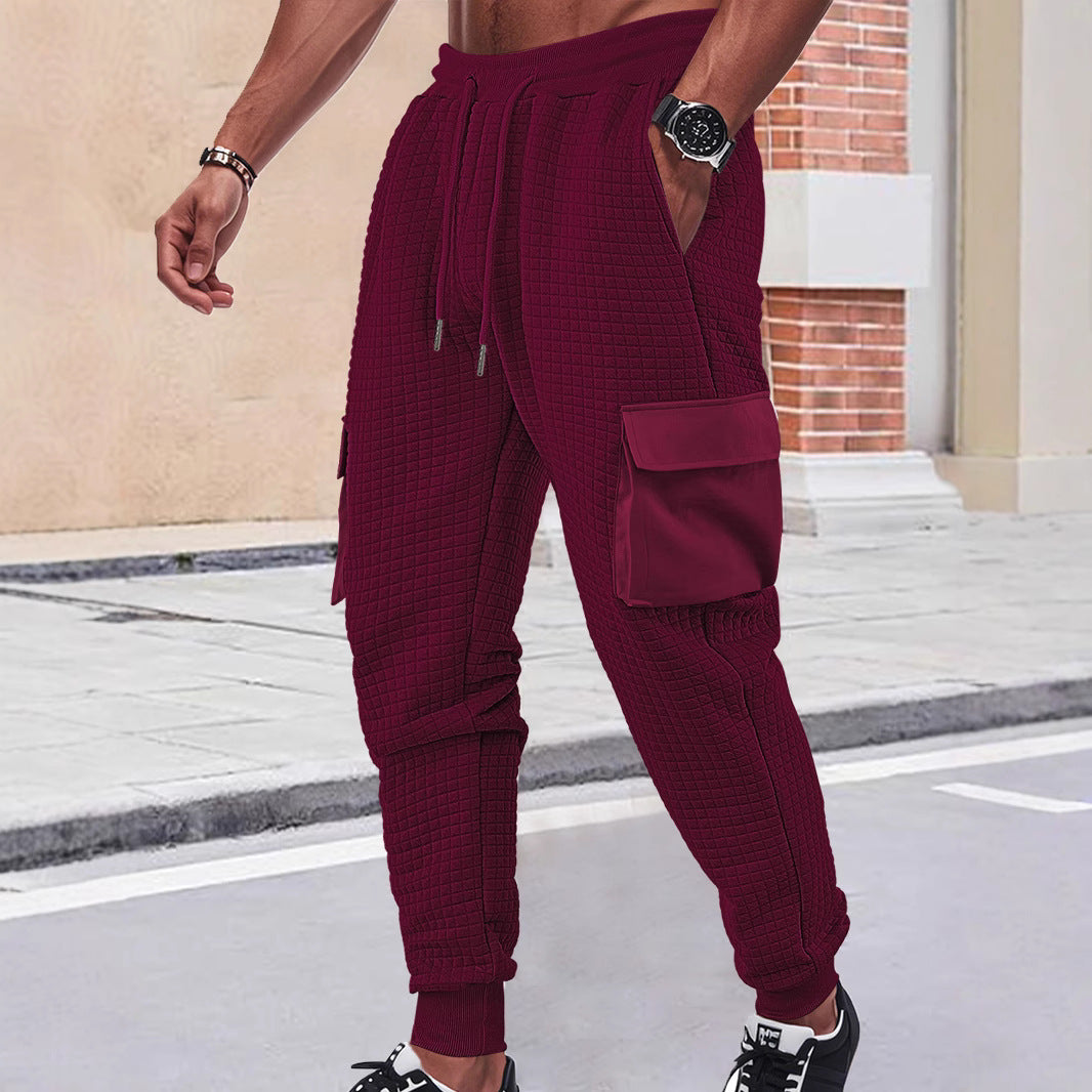 Herren Jogginghose Cargo Modern atmungsaktiv Schwarz