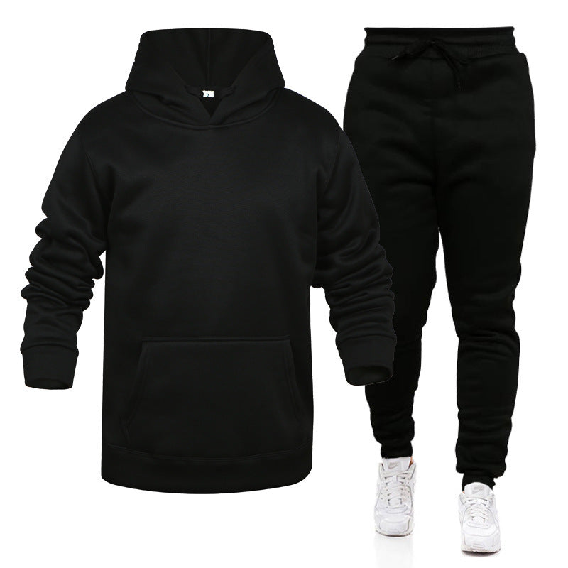 Herren Sportanzug Kapuzenpullover Jogginghose Set Bequem