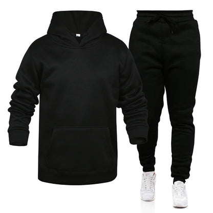 Herren Sportanzug Kapuzenpullover Jogginghose Set Bequem