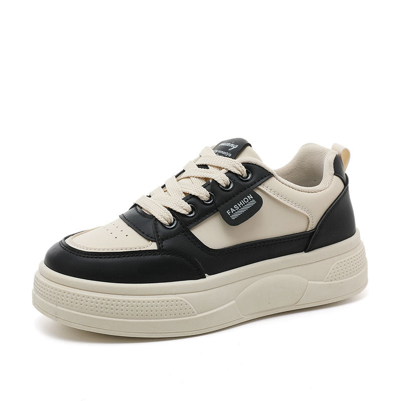 Damen Plateau Sneaker Modern mit Polsterung und Komfortsohle