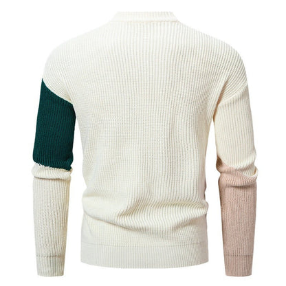 Herren Rollkragenpullover Modern Grafik Design Trendy