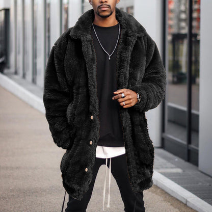 Herren Teddyjacke Kuschelig Warm Winter - BerlinGlamour