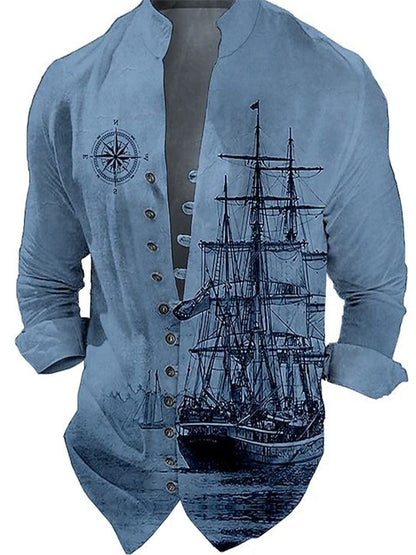 Herren Weste Maritim Schiff Design Klassisch Modern