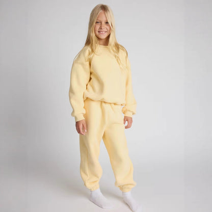 Damen Sweat-Set Bequem Voluminöses Oberteil Jogginghose