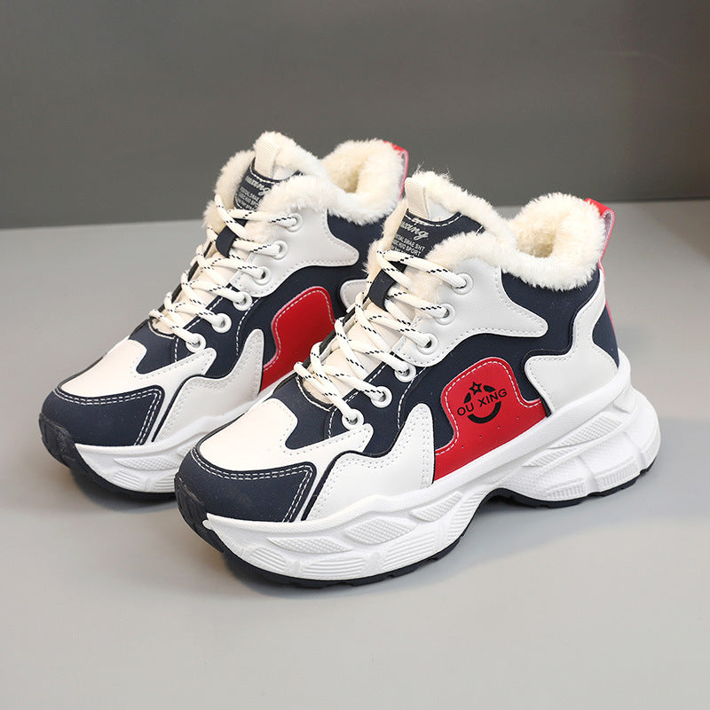 Damen Winter Sneaker Warm Kuschelig Stabil
