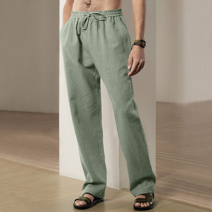 Leichte Herrenhose Leinen Bequem Freizeit