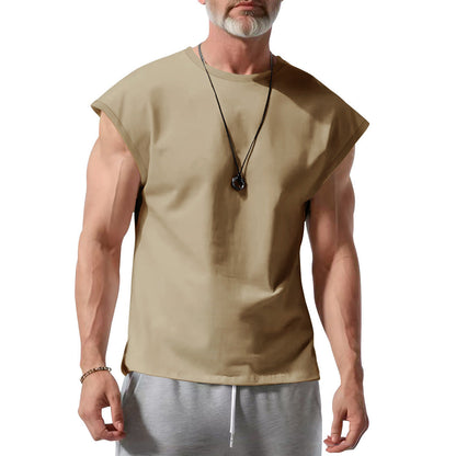 Herren T-Shirt Ärmellos Atmungsaktiv Baumwolle Berlin Style