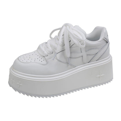 Damen Plateau Sneaker Rutschfest Gepolstert Komfort