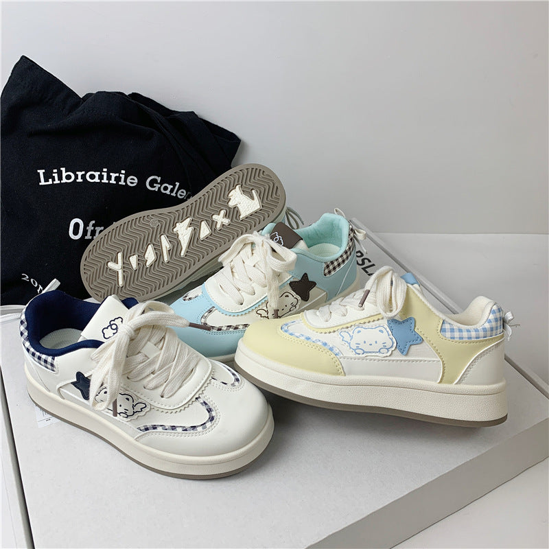 Damen Sneaker Bequem Verspielt Fashion Schuhe
