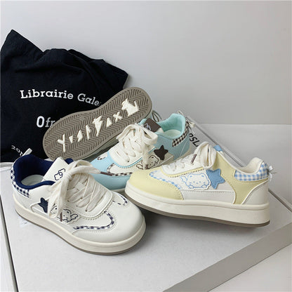 Damen Sneaker Bequem Verspielt Fashion Schuhe
