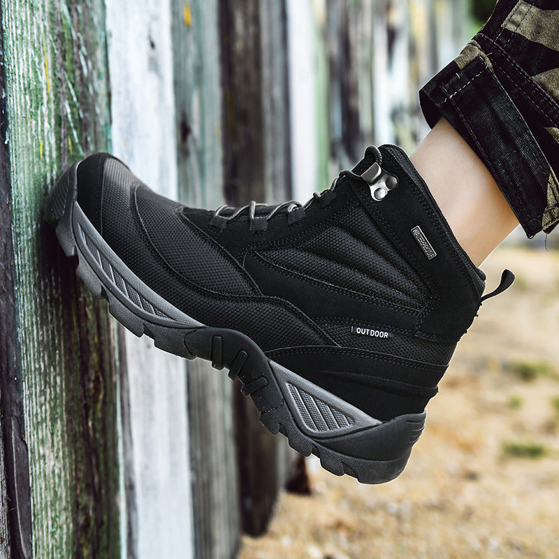 Herren Outdoor-Schuhe Hoch Knöchelschutz Wanderschuhe robust