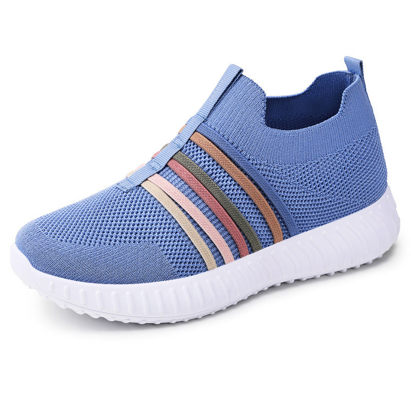 Damen Sneaker Atmungsaktiv Flexibel Sportlich Elastisch