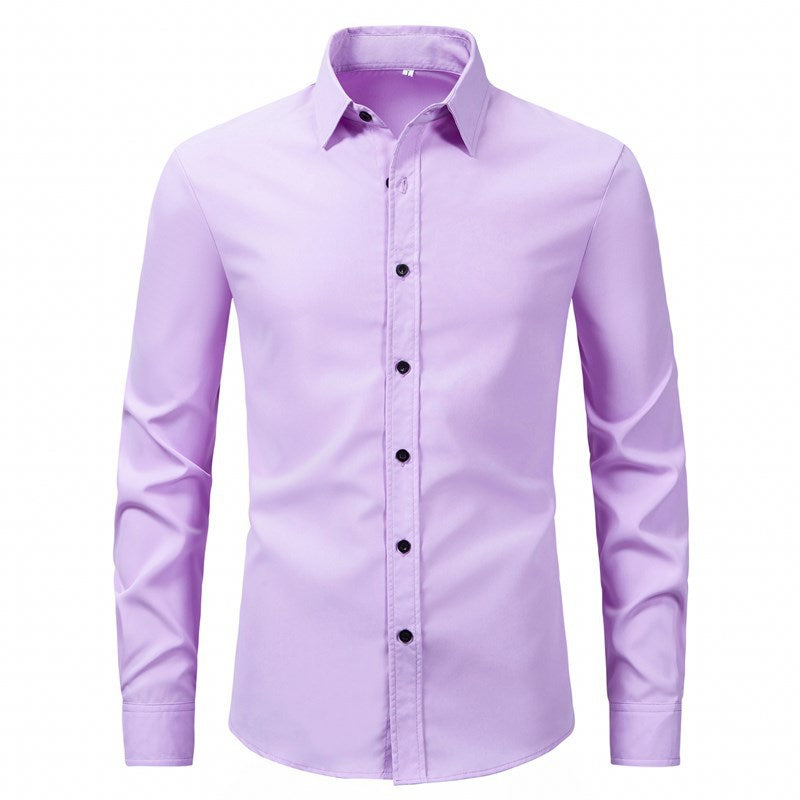 Herren Langarmhemd Elegant Modern Style