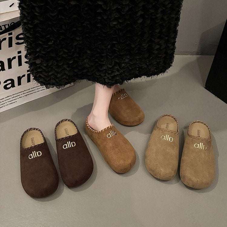 Damen Clogs Bequem Weichleder Schuhe Modern
