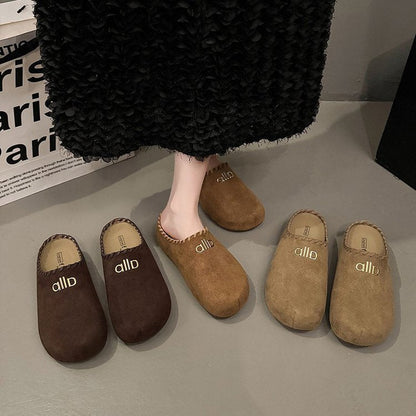 Damen Clogs Bequem Weichleder Schuhe Modern