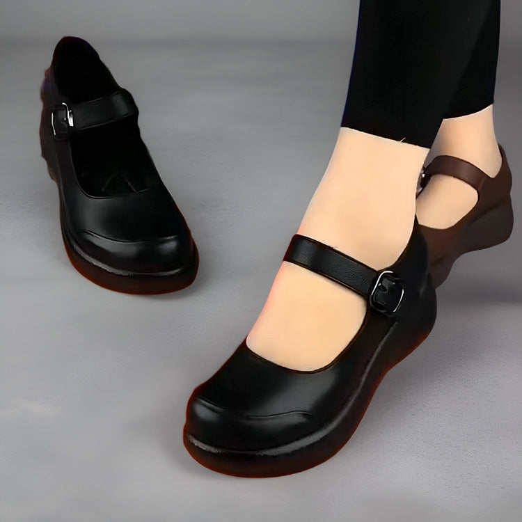 Damen Halbschuhe Bequem Verstellbar mit Polsterung