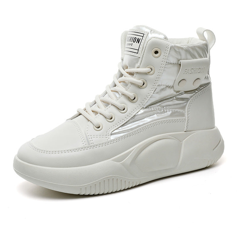 Damen Sneaker High-Top Sportlich Rutschfest Moderne