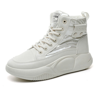 Damen Sneaker High-Top Sportlich Rutschfest Moderne