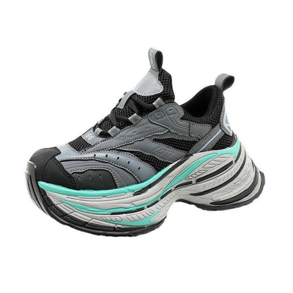 Damen Sneaker Sportlich Chunky Atmungsaktiv Laufsohle - BerlinGlamour