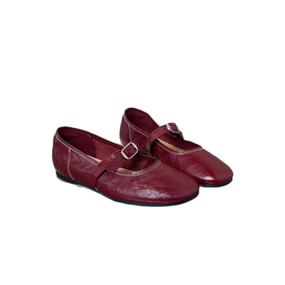 Damen Slipper Elegant Schnallenverschluss Warm