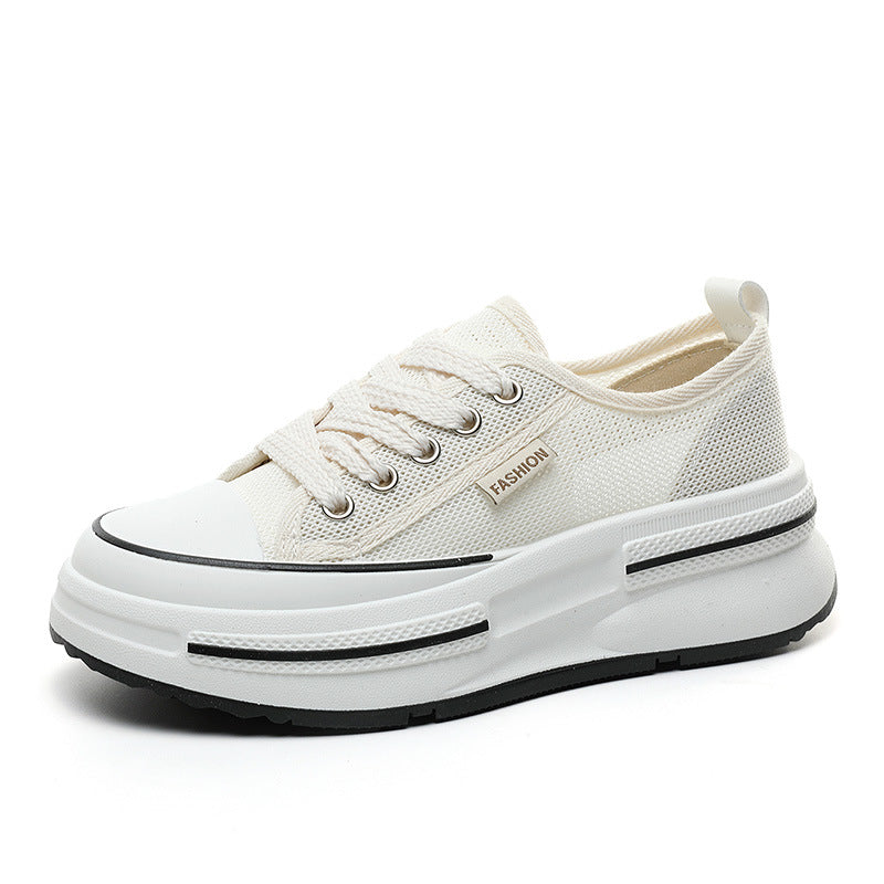Damen Sneaker Sportlich Atmungsaktiv Mesh Trendy