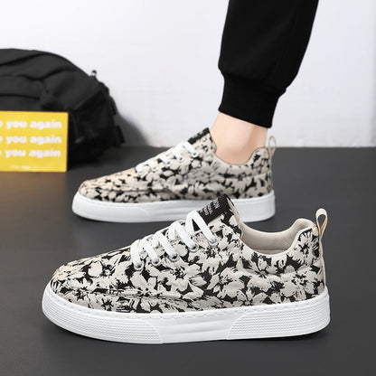 Damen Sneaker Floral Modern Komfort Sohle