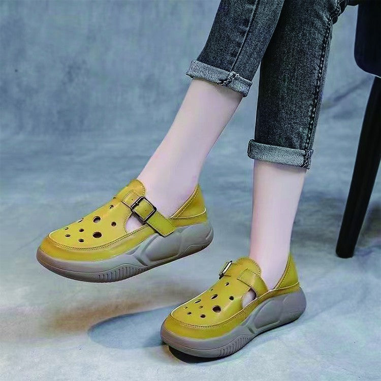 Damen Clogs Bequem Modisch Verstellbar atmungsaktiv