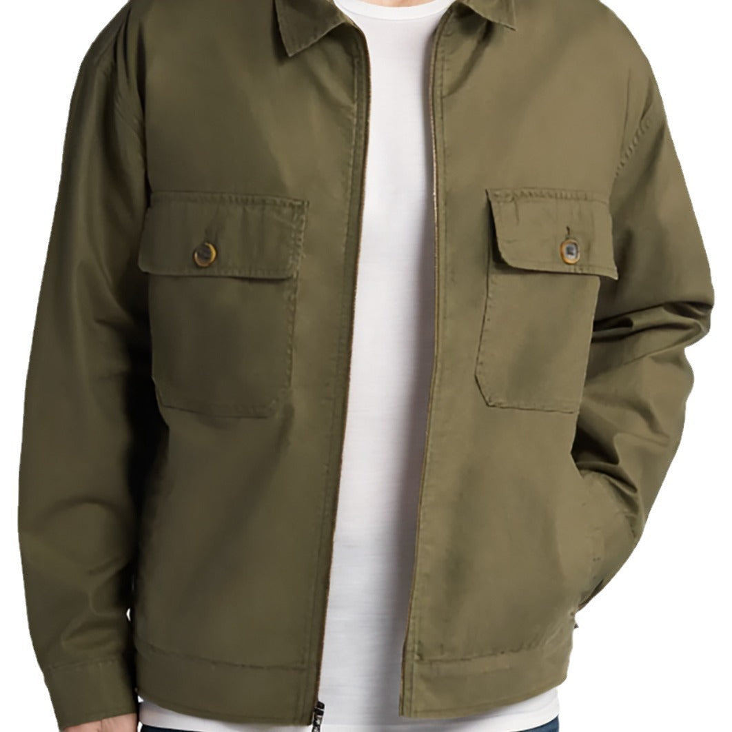 Herren Übergangsjacke Lässig mit Klapp-Taschen Modern