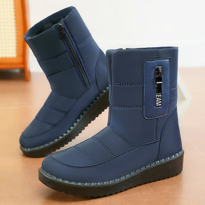 Damen Winterstiefel Warmfutter Rutschfest Schnee Stiefel