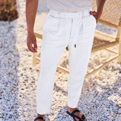 Bequeme Herrenhosen mit verstellbarem Bund Komfort Hose