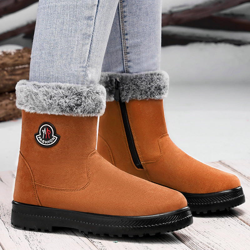 Damen Winterboots Warm Kuschelig Rutschfest