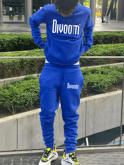Herren Trainingsanzug Sweatshirt Jogginghose Sportlich Grau - BerlinGlamour