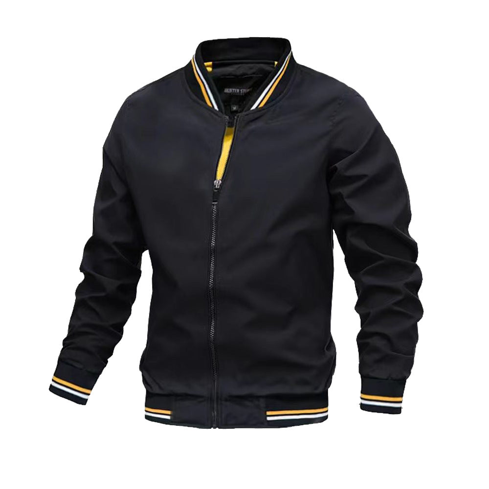 Leichte Bomberjacke Stehkragen Modern