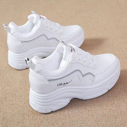 Damen Sneaker Hochplateau Sportlich Bequem - BerlinGlamour