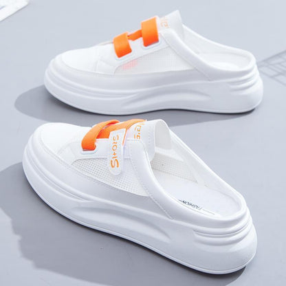 Damen Sneaker Slip-On Weich atmungsaktiv Komfortschuhe