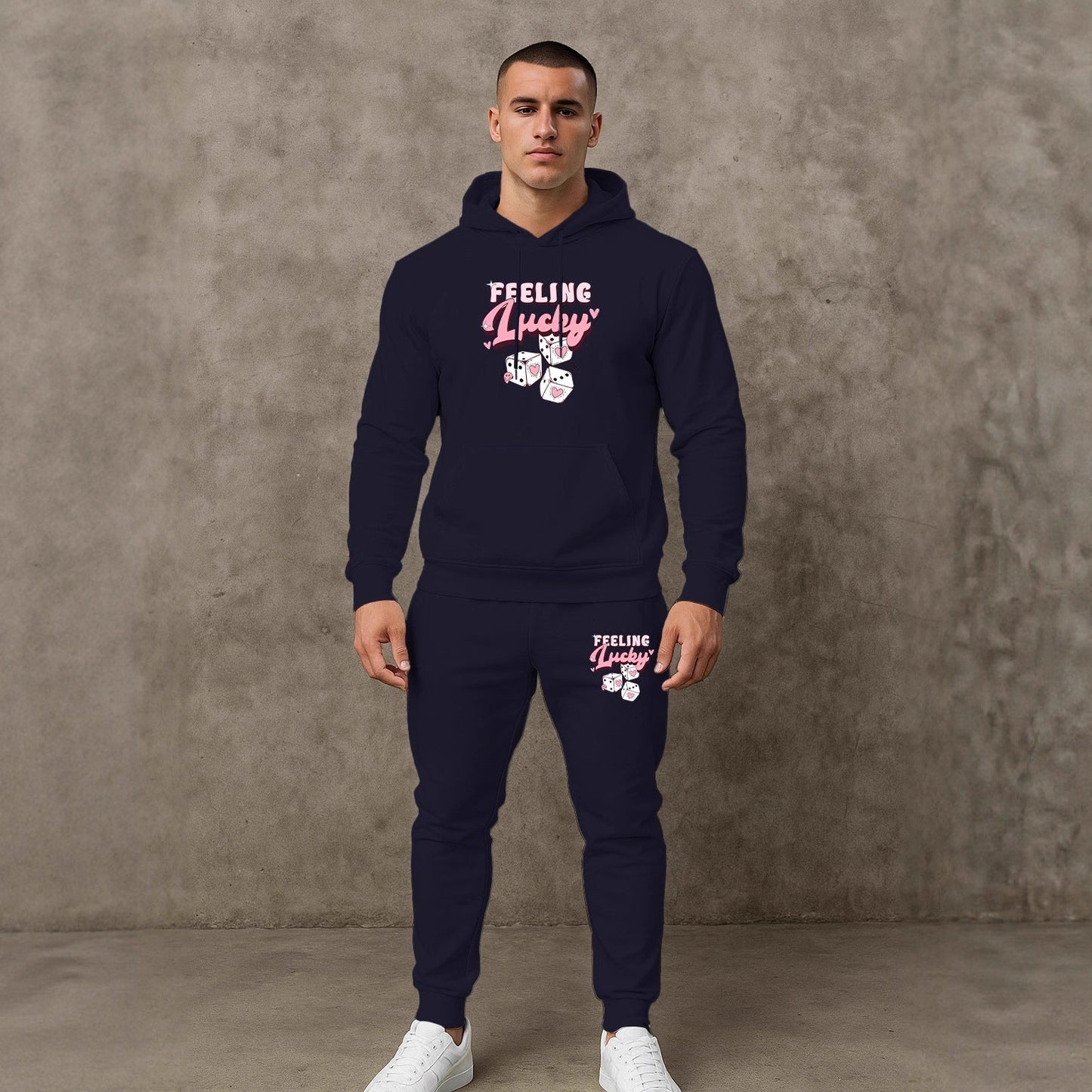 Herren Sport Set Hoodie Jogginghose Grau Komfort - BerlinGlamour