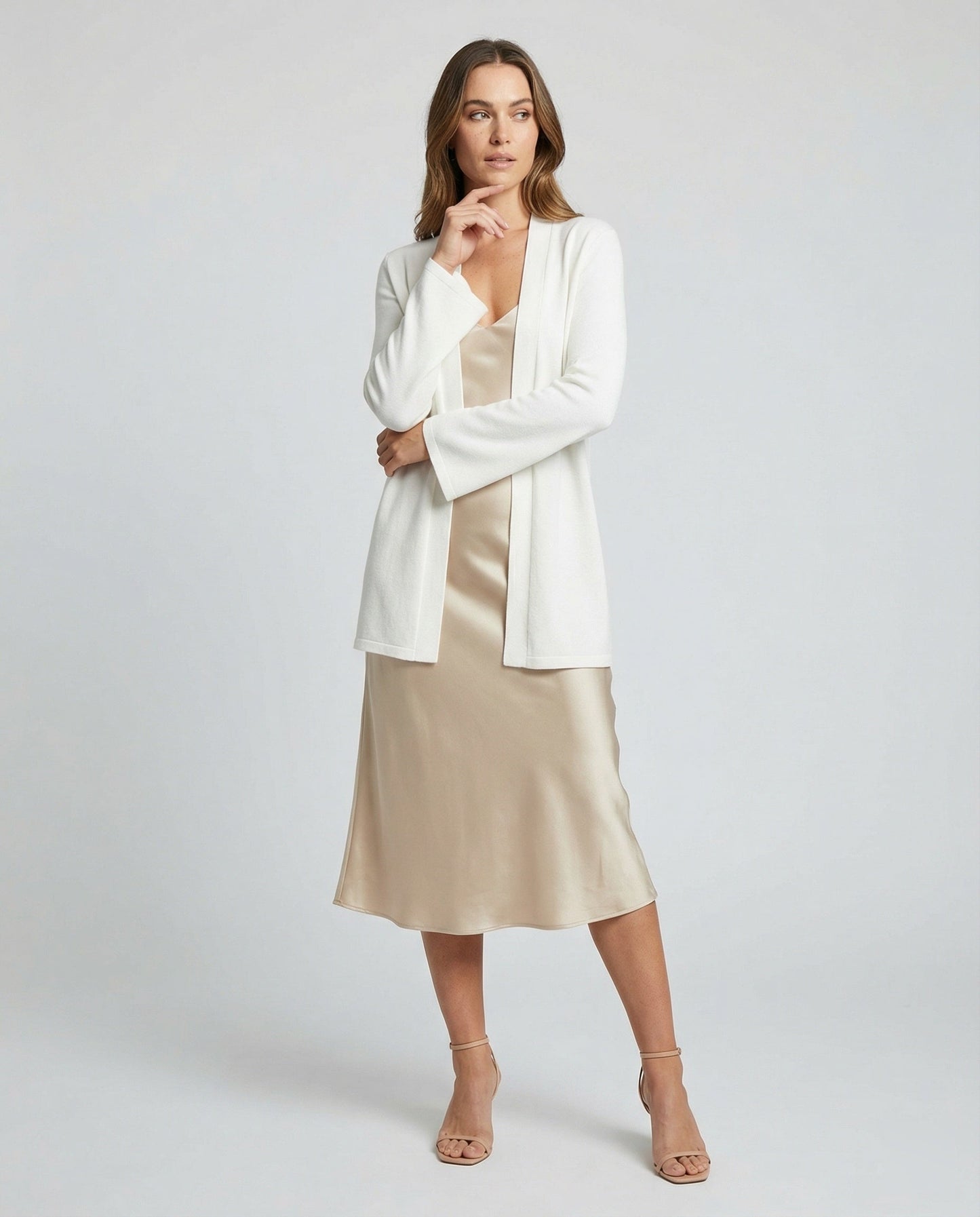 Dünne Strickjacke Damen Sommer Leicht Oversize Cardigan - BerlinGlamour